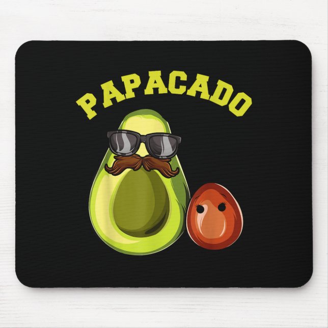 Tapis De Souris Avocado Shirt For Men, Papacado Pregnancy Announce (Devant)