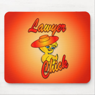 Tapis De Souris Avocat Chick #5