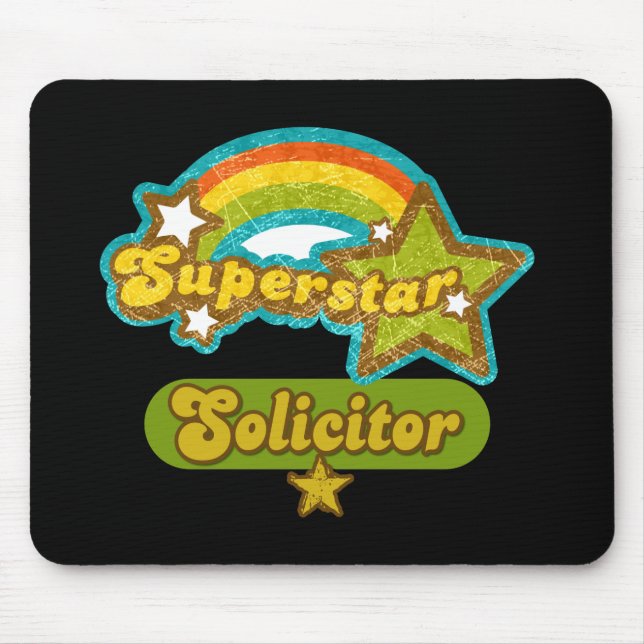 Tapis De Souris Avocat-conseil de superstar (Devant)