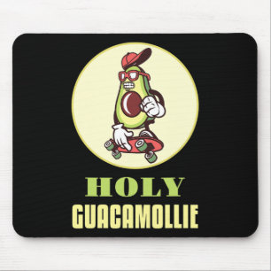 Tapis De Souris Avocat de skateboard drôle Cool Skateur Planche à