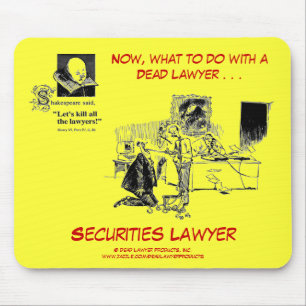 Tapis De Souris Avocat mort Mousepad de valeurs de Lawyer™