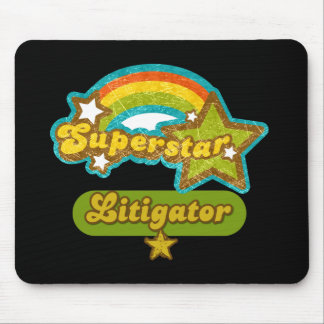 Tapis De Souris Avocat plaidant de superstar