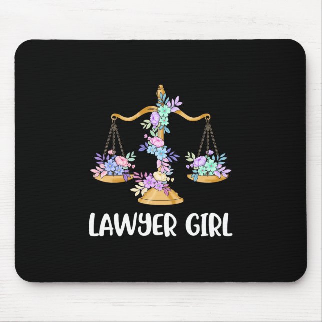 Tapis De Souris Avocate fille (Devant)