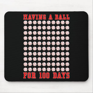 Tapis De Souris Avoir Une Balle Pour 100 Jours D'École 100ème Base