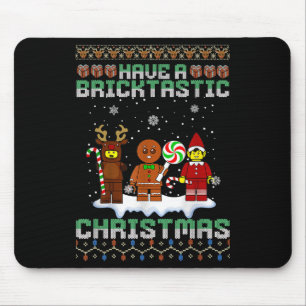 Tapis De Souris Avoir Une Brickastic Bâtiment De Noël Brickastic B