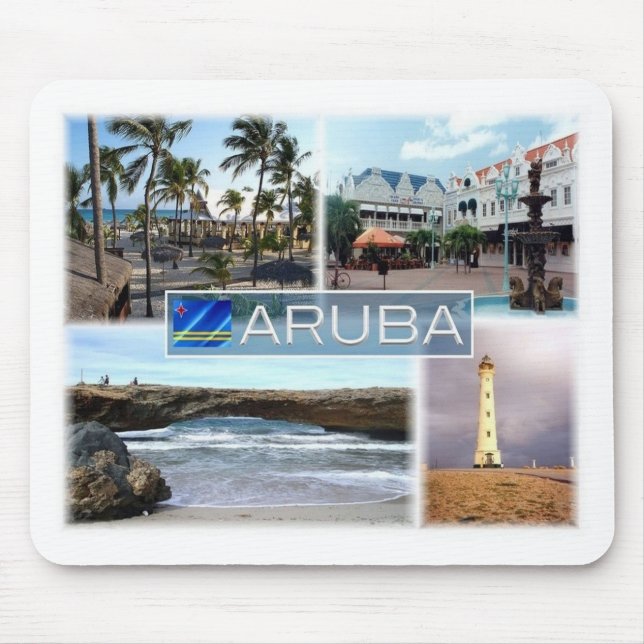 Tapis De Souris AW Aruba - Oranjestad - Phare - (Devant)