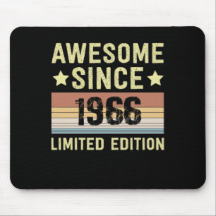 Tapis De Souris Awesome Since 1966 Birthday