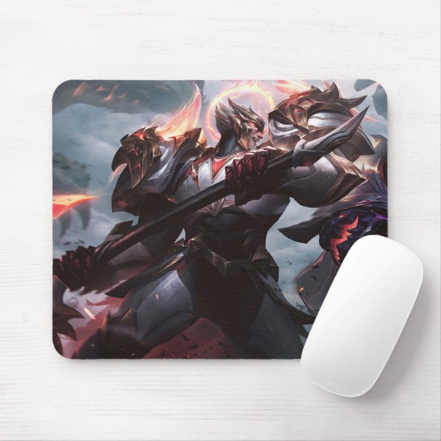 Tapis De Souris Ax Wielder Jeu Mousepad | Guerrier légendaire (Avec souris)