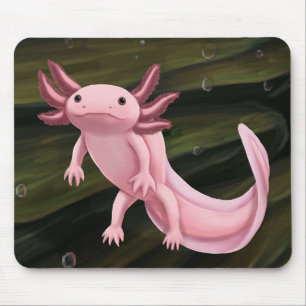 Tapis de souris Axolotl
