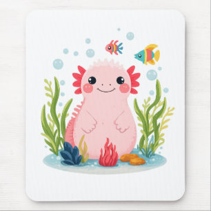 Tapis De Souris Axolotl Copain Bulle