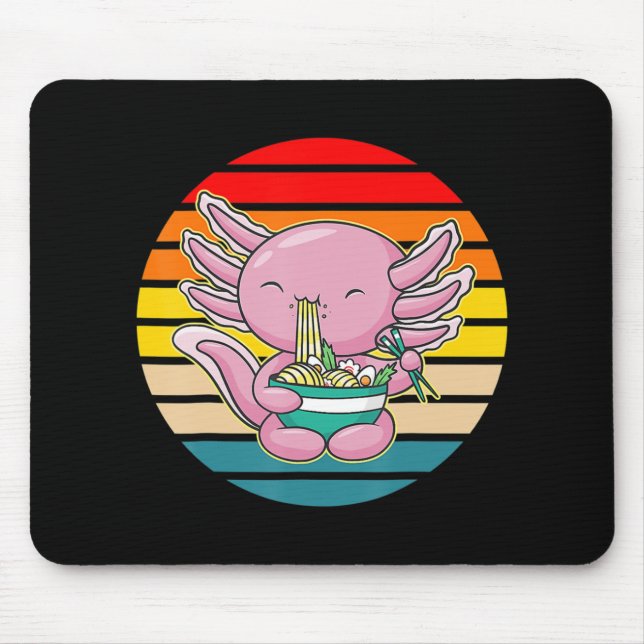 Tapis De Souris Axolotl Eating (Devant)