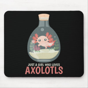 Tapis De Souris Axolotl Fish Tank Axolotl Questions mignon Anime K