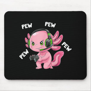 Tapis De Souris Axolotl Gaming Cadeaux Garçons Filles Anime Vidéo