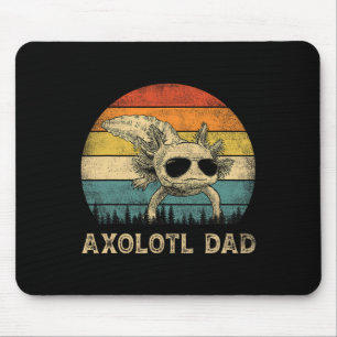 Tapis De Souris Axolotl Papa Axolotl Aimants Papa Fête des pères