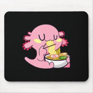 Tapis De Souris Axolotl Ramen Anime Kawaii Amateurs Nouilles Fille
