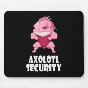 Tapis De Souris Axolotl Sécurité Fundy Muscles Axolotl Cute Hallow