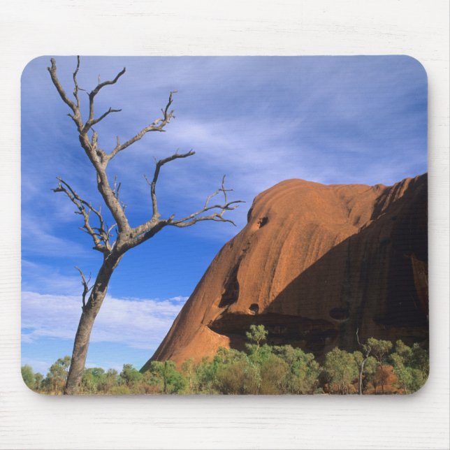 Tapis De Souris Ayers Rock Uluru dans l'Outback Australie (Devant)