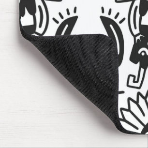 Tapis De Souris Aztec Art - Motif Lizard