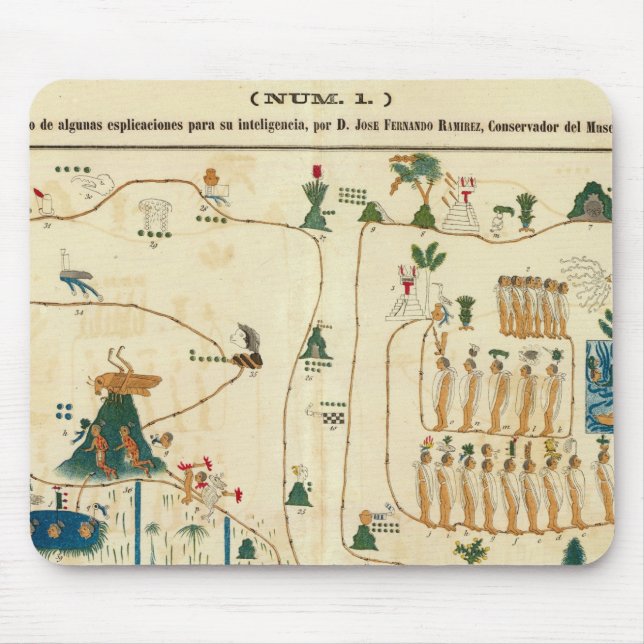 Tapis De Souris Aztec Mexico Valley 2 (Devant)