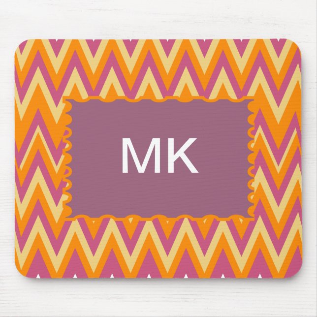 Tapis De Souris Aztec Tribal ZigZag (Devant)