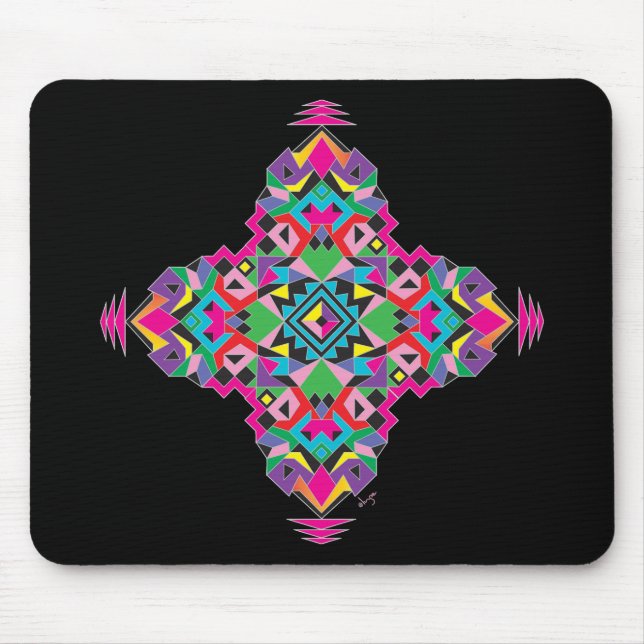 Tapis De Souris Aztez Motif Design (Devant)