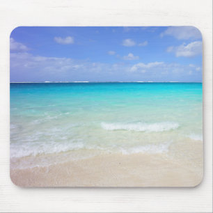 Tapis De Souris Azure Blue Caribbean Tropical Beach