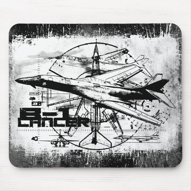 Tapis De Souris B-1 Lancer Mousepad (Devant)