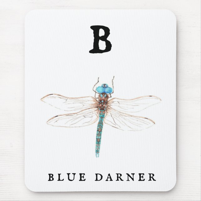 Tapis De Souris "B" Bleu Darner  (Devant)