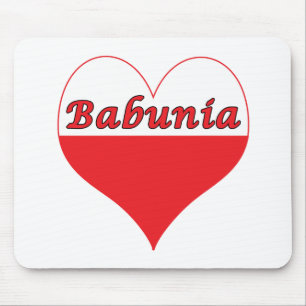 Tapis De Souris Babunia Coeur polonais