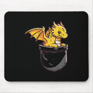 Tapis De Souris Baby Dragon Pocket Imaginaire mignon Mythique Enfa