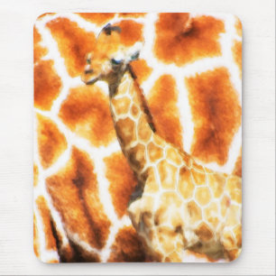 Tapis De Souris Baby Giraffe
