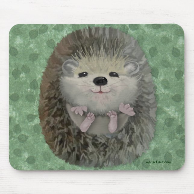 Tapis De Souris Baby Hedgehog Mousepad (Devant)
