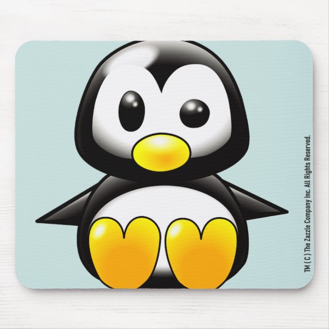 Tapis De Souris Baby Penguin Mousepad (Devant)