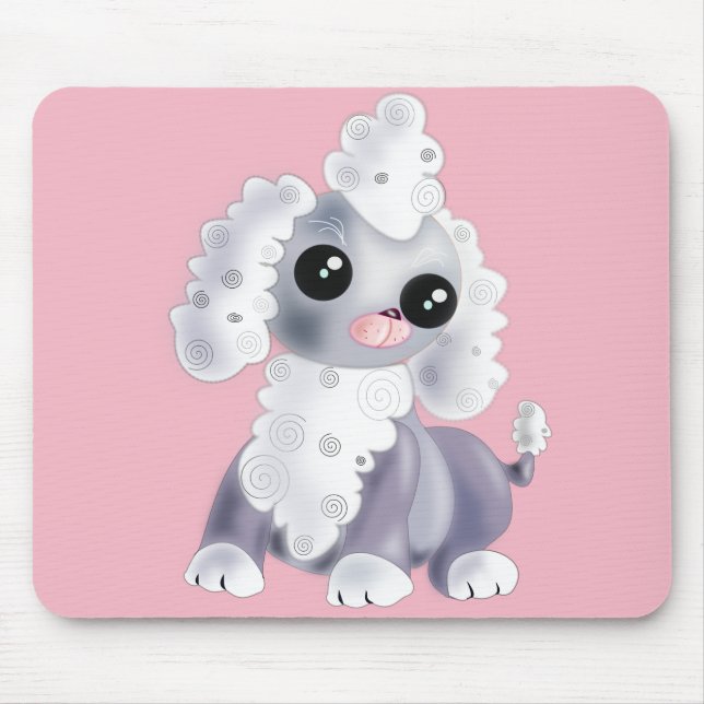 Tapis De Souris Baby Puppy Pink Pouse Pad (Devant)