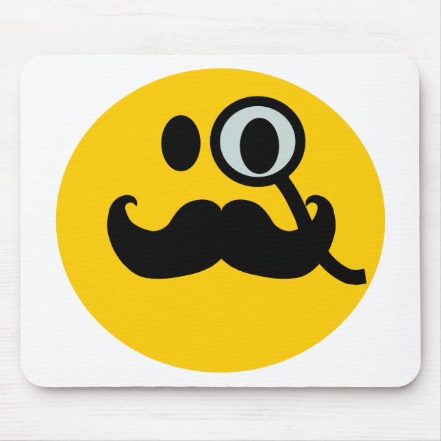 Tapis De Souris Backgrnd personnalisable de monocle et de (Devant)