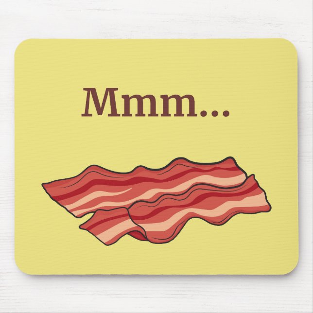 Tapis De Souris Bacon Drôle (Devant)