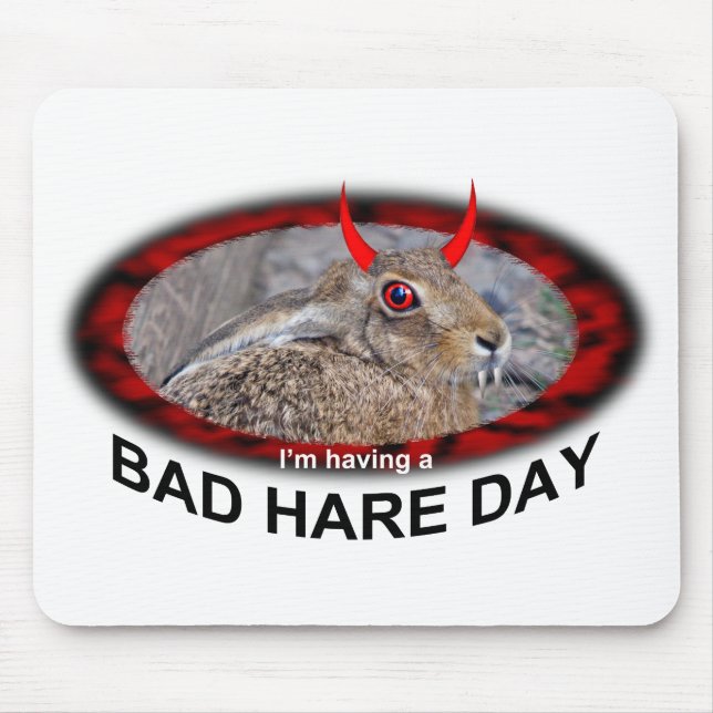 Tapis de souris Bad Hare Day (Devant)