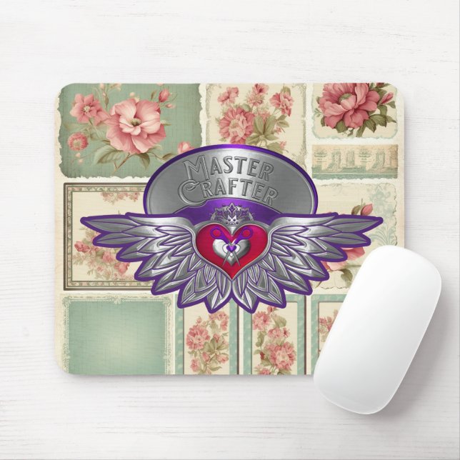 Tapis De Souris Badge Master Scrapbook  (Avec souris)
