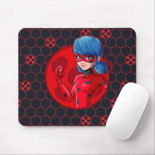 Tapis De Souris Badge rouge Ladybug