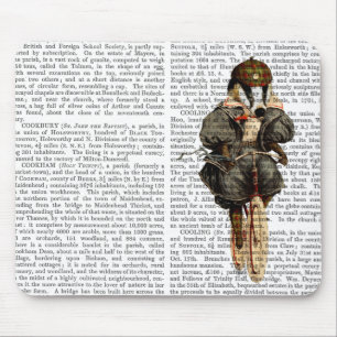 Tapis De Souris Badger sur vélo Vintage