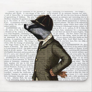 Tapis De Souris Badger The Rider Portrait