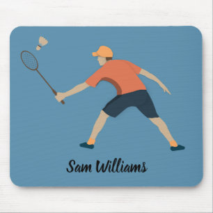 Tapis De Souris Badminton
