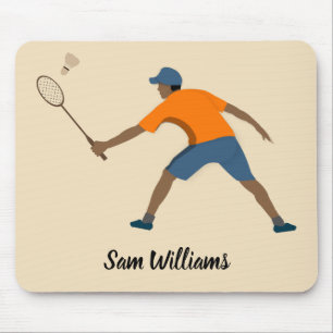 Tapis De Souris Badminton
