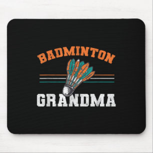 Tapis De Souris Badminton Grand-mère Birdie Femmes Badmint