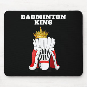 Tapis De Souris Badminton King _ Mens Badminton Player Shirt Boys