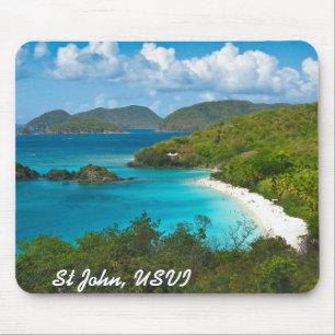 Tapis De Souris Baie de tronc, St John USVI