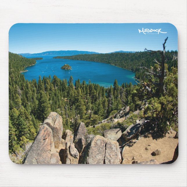 Tapis De Souris Baie verte, le lac Tahoe Mousepad (Devant)