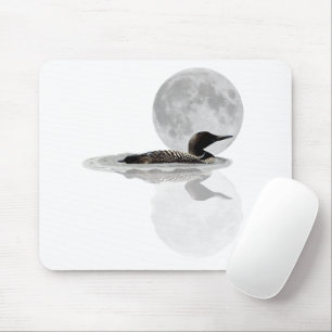 Tapis De Souris Baignades De Loon Dans La Souris Lune