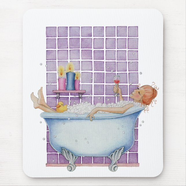 Tapis De Souris Baignoire Joy Mousepad (Devant)