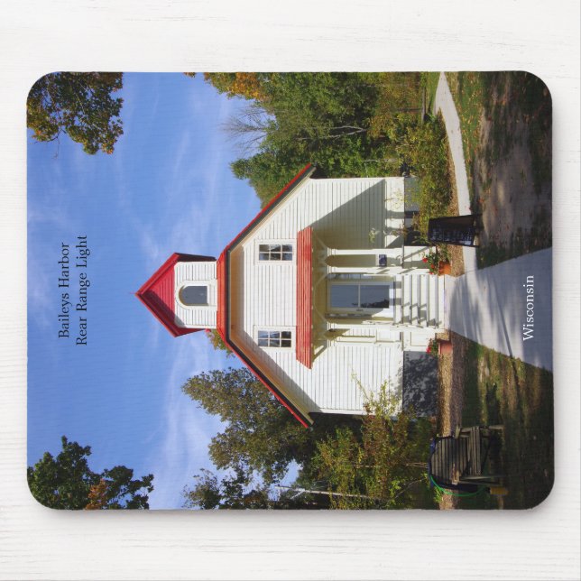 Tapis de souris Baileys Harbor Rear Range Light (Devant)